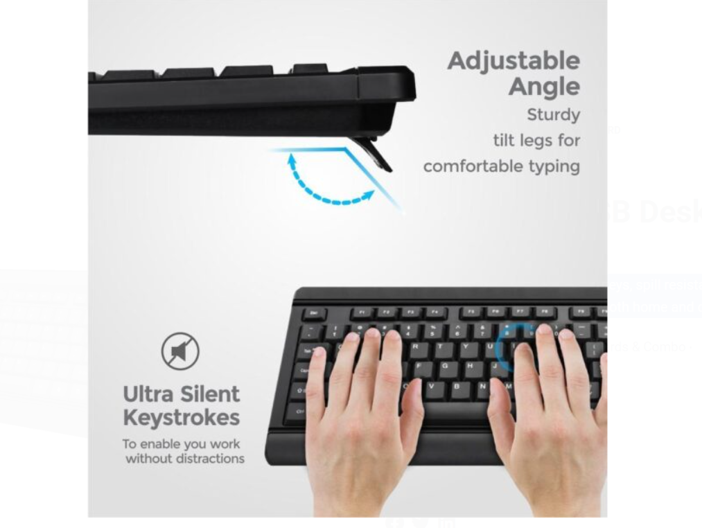KB170 Wired USB Desktop Keyboard - Image 2
