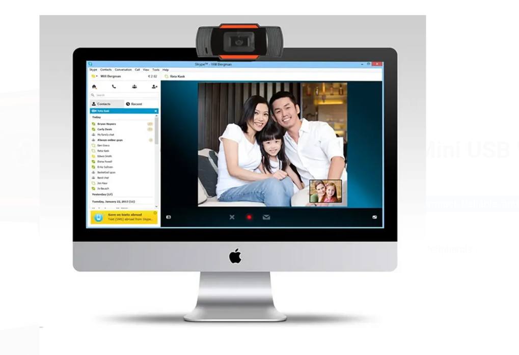 ASTRUM WM480P 480p Mini USB Webcam - Image 2