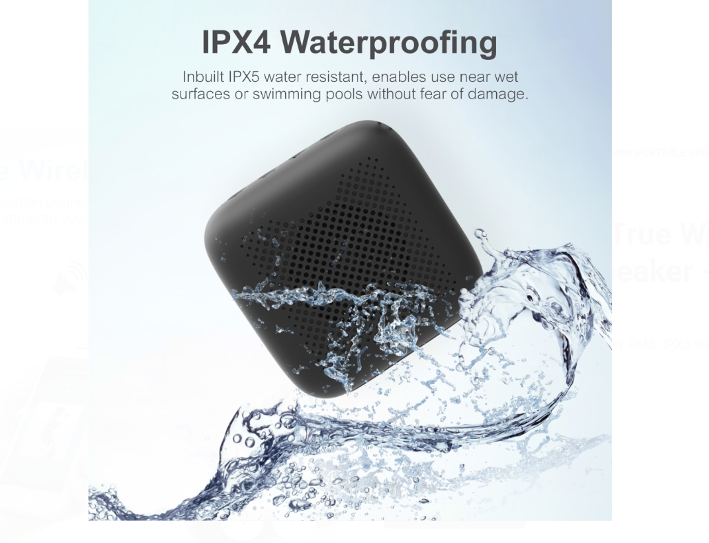 ASTRUM ST020 5W TWS True Wireless IPX5 Mini Portable Speaker – Blue - Image 2