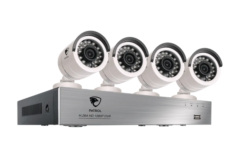Patrol 8 Channel 4 x Bullet Cameras 1080p 1tb DVR Kit