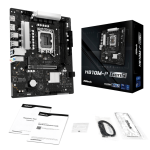 ASROCK H810M-P Gen 5 Intel LGA 1851 M-ATX Motherboard