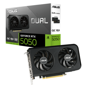 Asus Nvidia GeForce RTX 5050 Dual OC 8GB GDDR6 Graphics Card