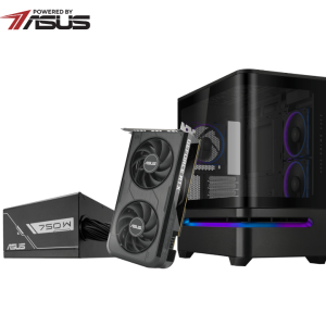 Asus UWM 1 Gaming Chassis/Graphics Card/Power Supply Combo (AP202 ARGB | RTX 5050 | PRIME 750W)
