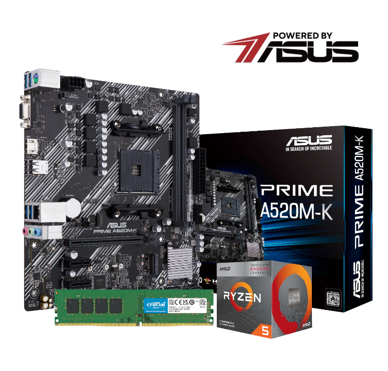 PCBuilder AMD Ryzen 5 3400G LEVEL UP Core Upgrade Kit