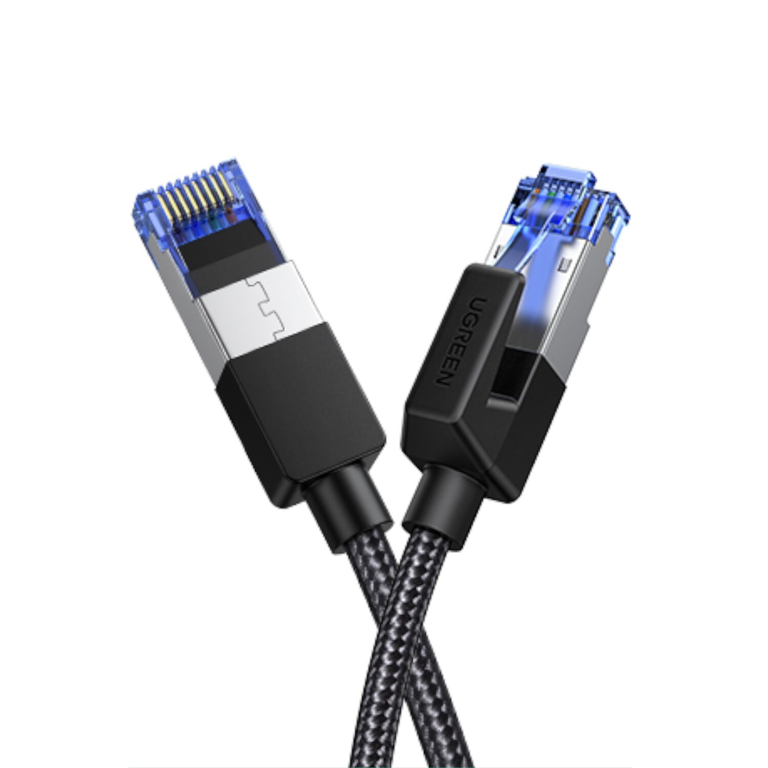 UGREEN Cat8 Nylon Braided Ethernet Cable – 40Gbps with Modular Plugs – 5m - Image 3