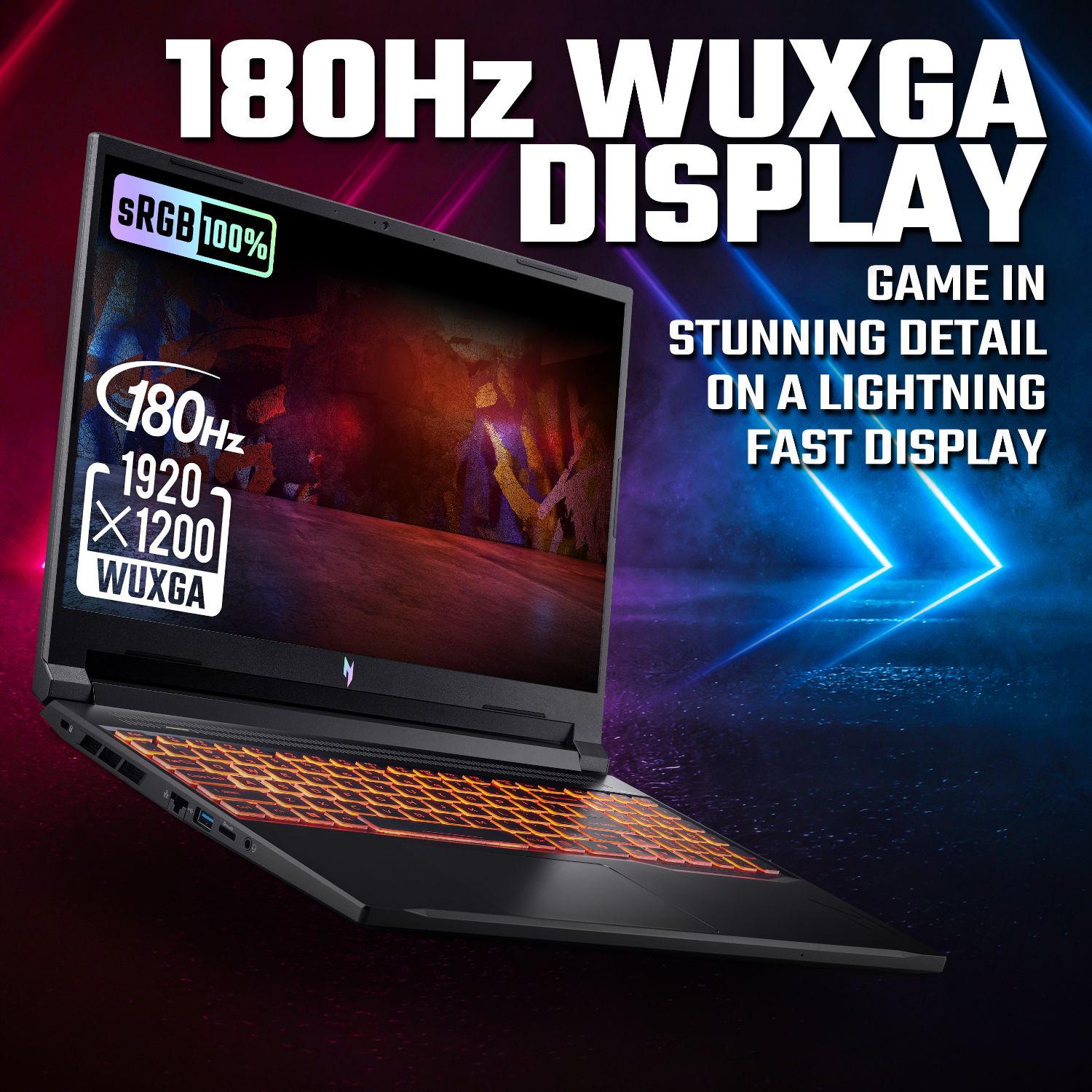 Acer NITRO V 16 Gaming Laptop 16″ | AMD Ryzen 5 | 16GB |1TB | RTX 5060 8GB | Windows 11 - Image 4